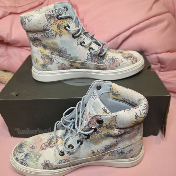 Timberland Shoes - Timberland Floral High-Top Boots